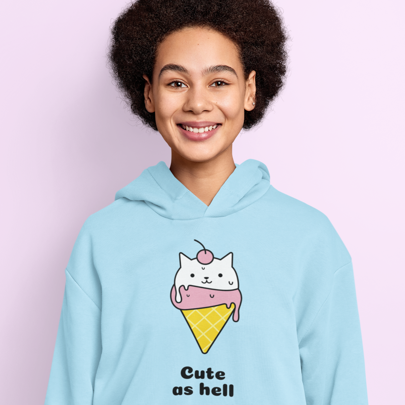 Cute as hell Ice Cream Hoodie