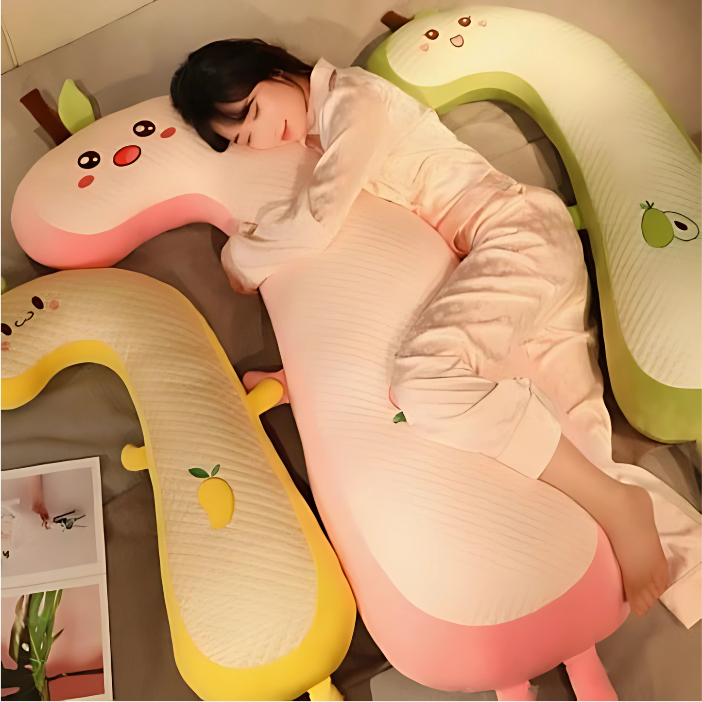 Extra-Long Plush Pillow Doll - The Ultimate Snuggle Buddy!