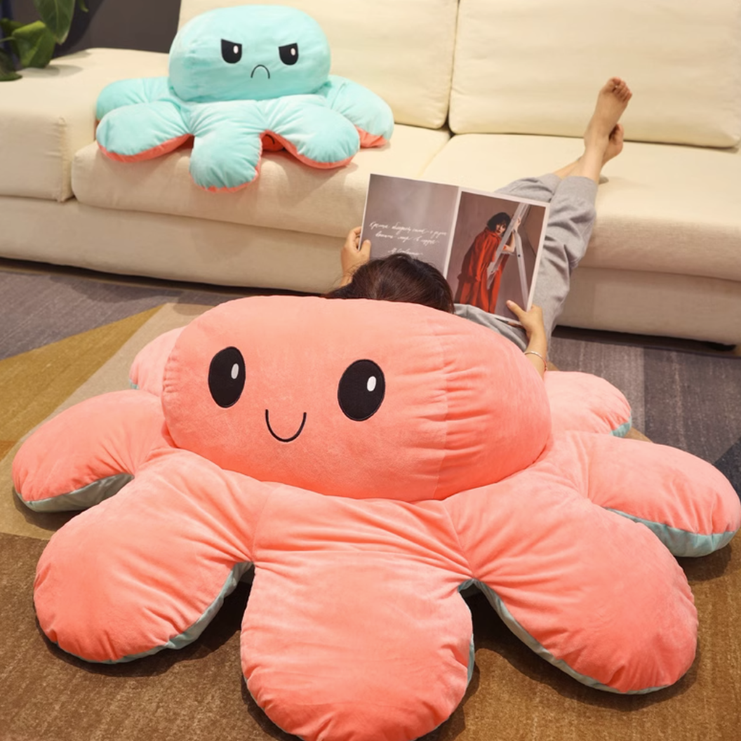 Giant Mood Octopus Big Pillow