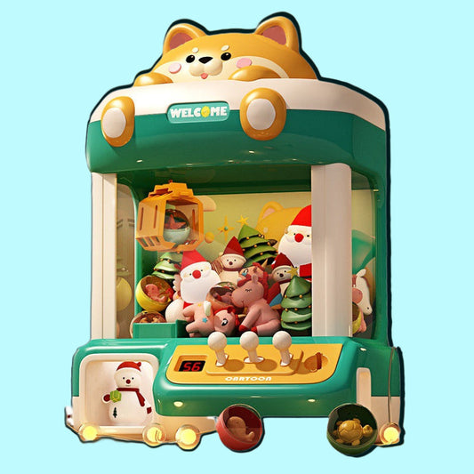 Shiba Showdown: The Adorable Mini Claw Machine Adventure!