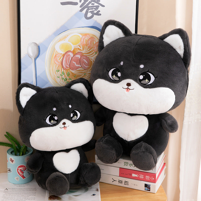 Huggable Black Cat Plushie