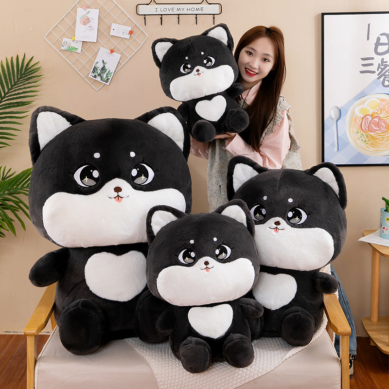 Huggable Black Cat Plushie