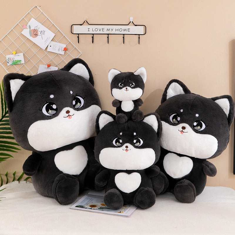 Huggable Black Cat Plushie