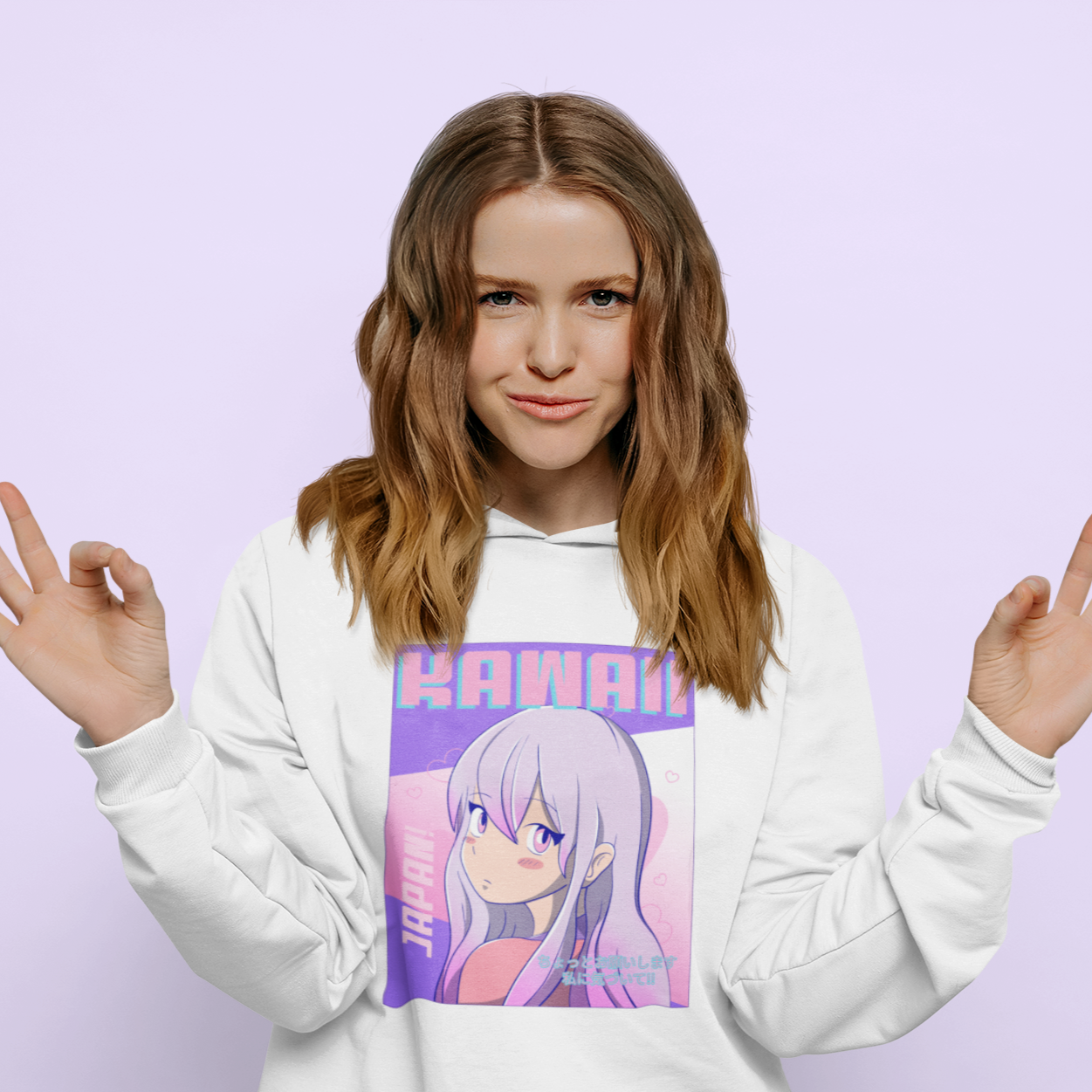 Kawaii Girl Unisex Hoodie