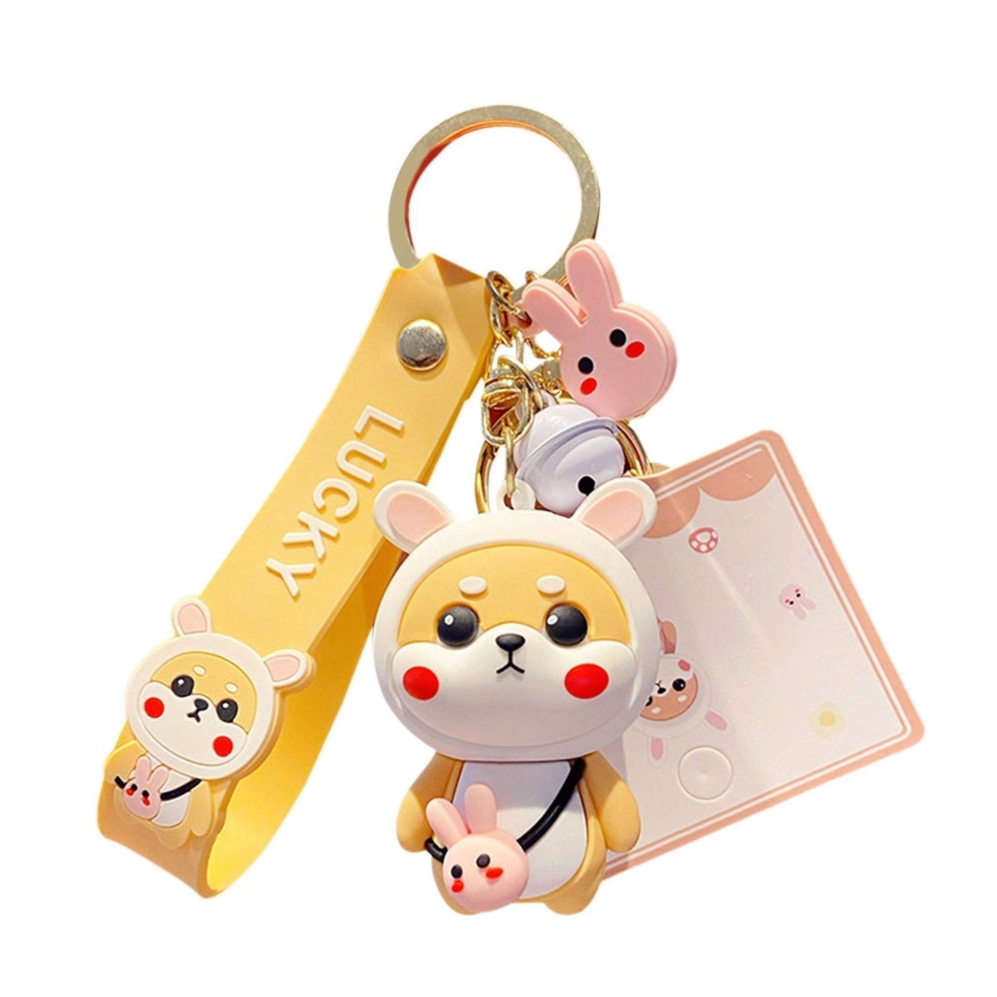 Cute Little Shiba Inu Keychain