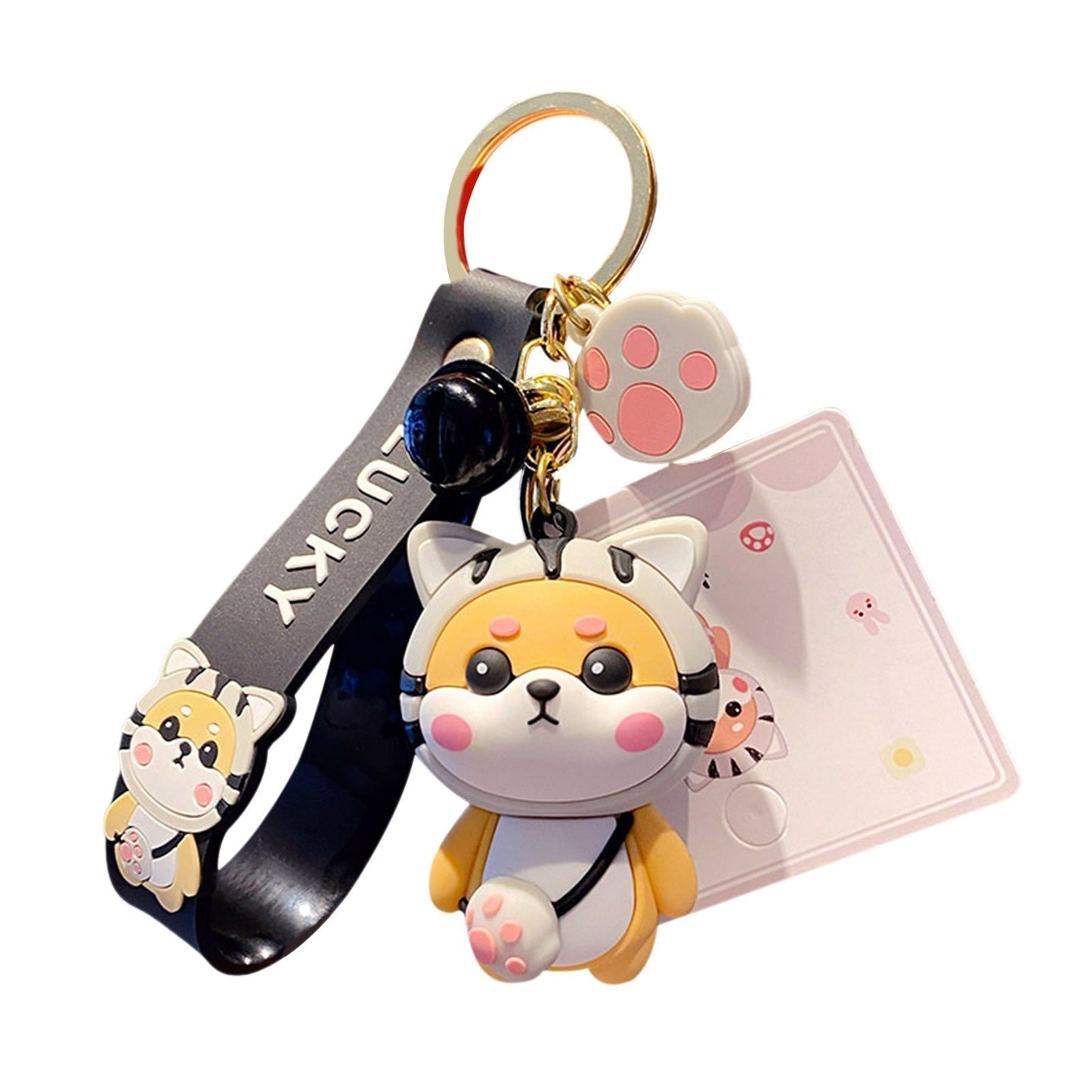 Cute Little Shiba Inu Keychain