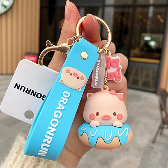 Cute Pig Keychain