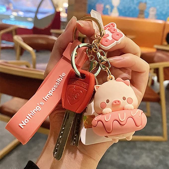 Cute Pig Keychain