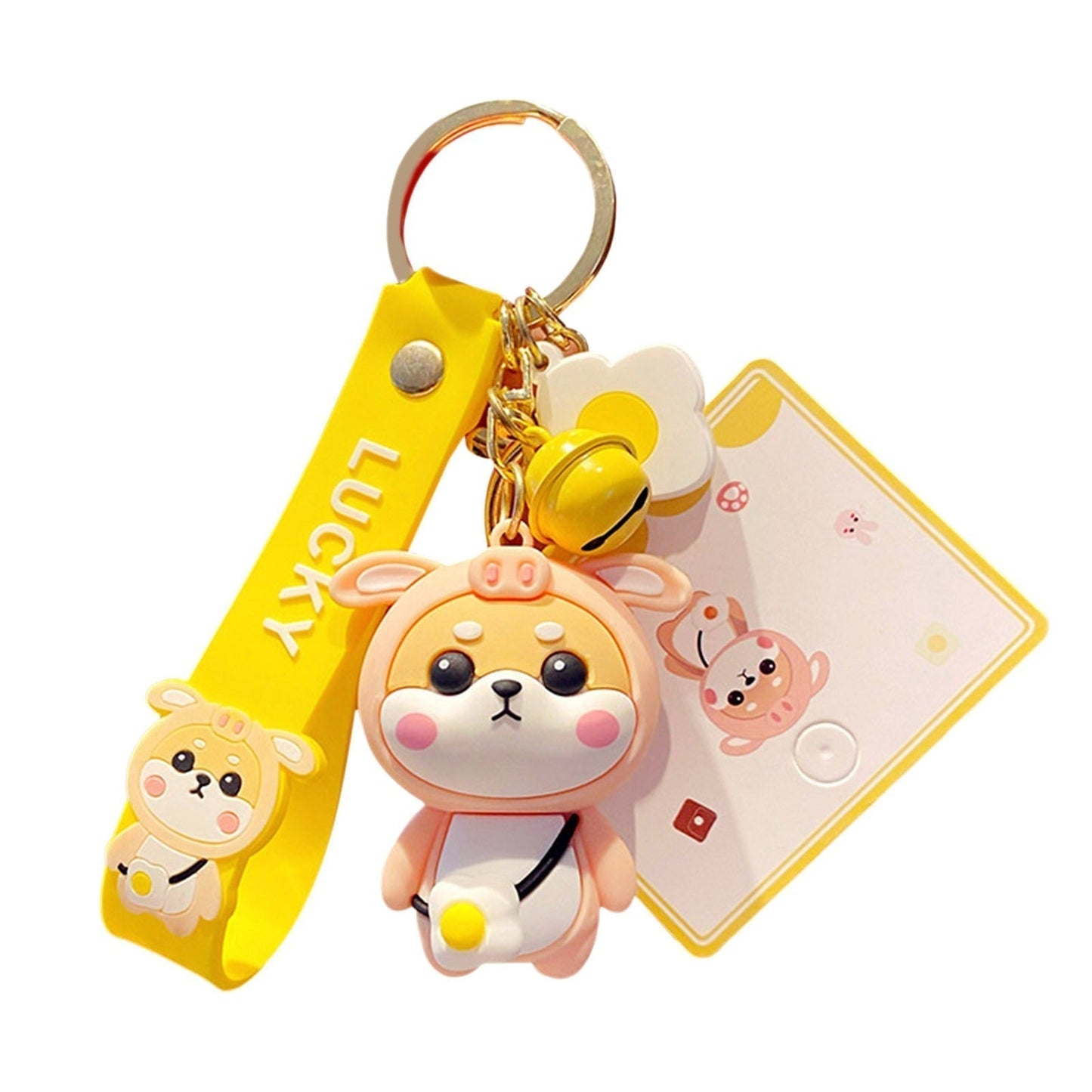 Cute Little Shiba Inu Keychain