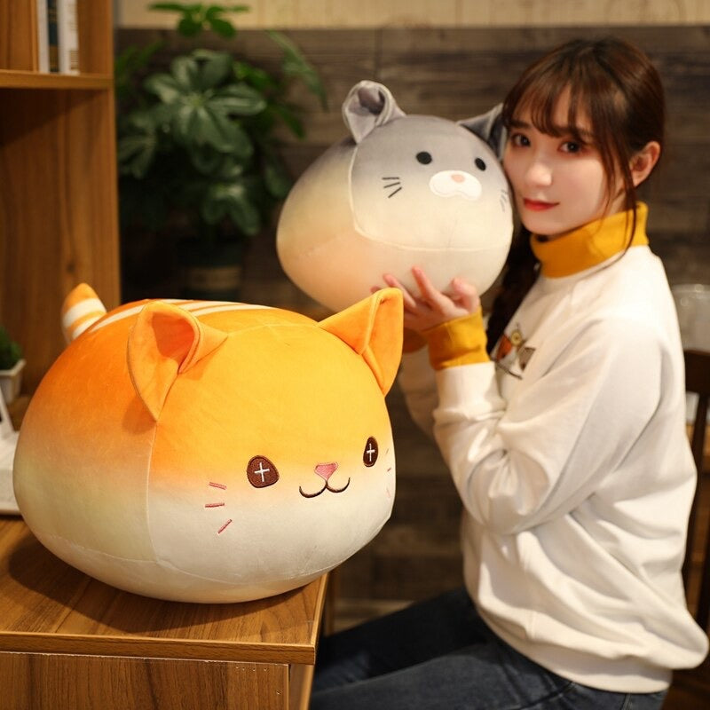 Kawaii Bread Cat Plush Toy