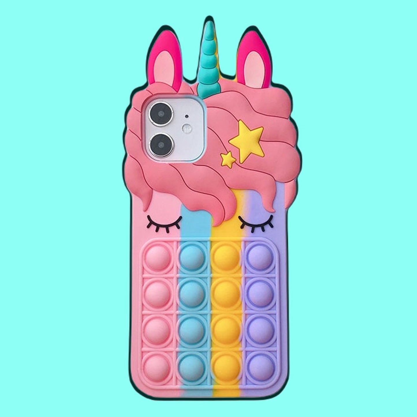 Unicorn Pop It Phone Case for iPhone