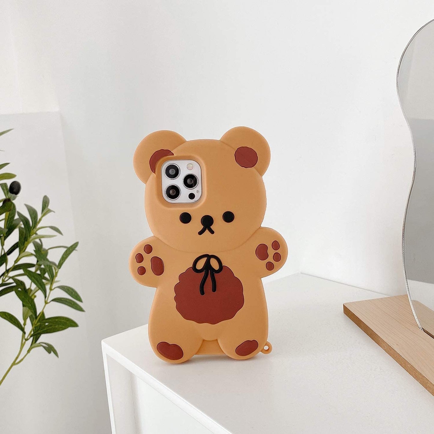 Kawaii Teddy Bear Phone Case for iPhone