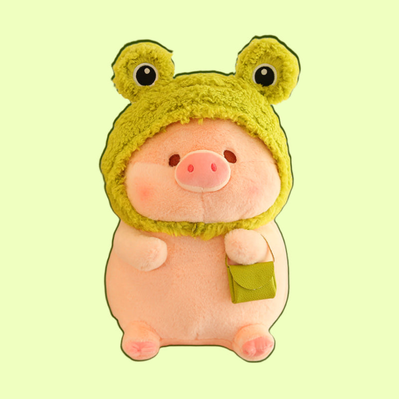 Adorable Pig Plush with a Handy Bag