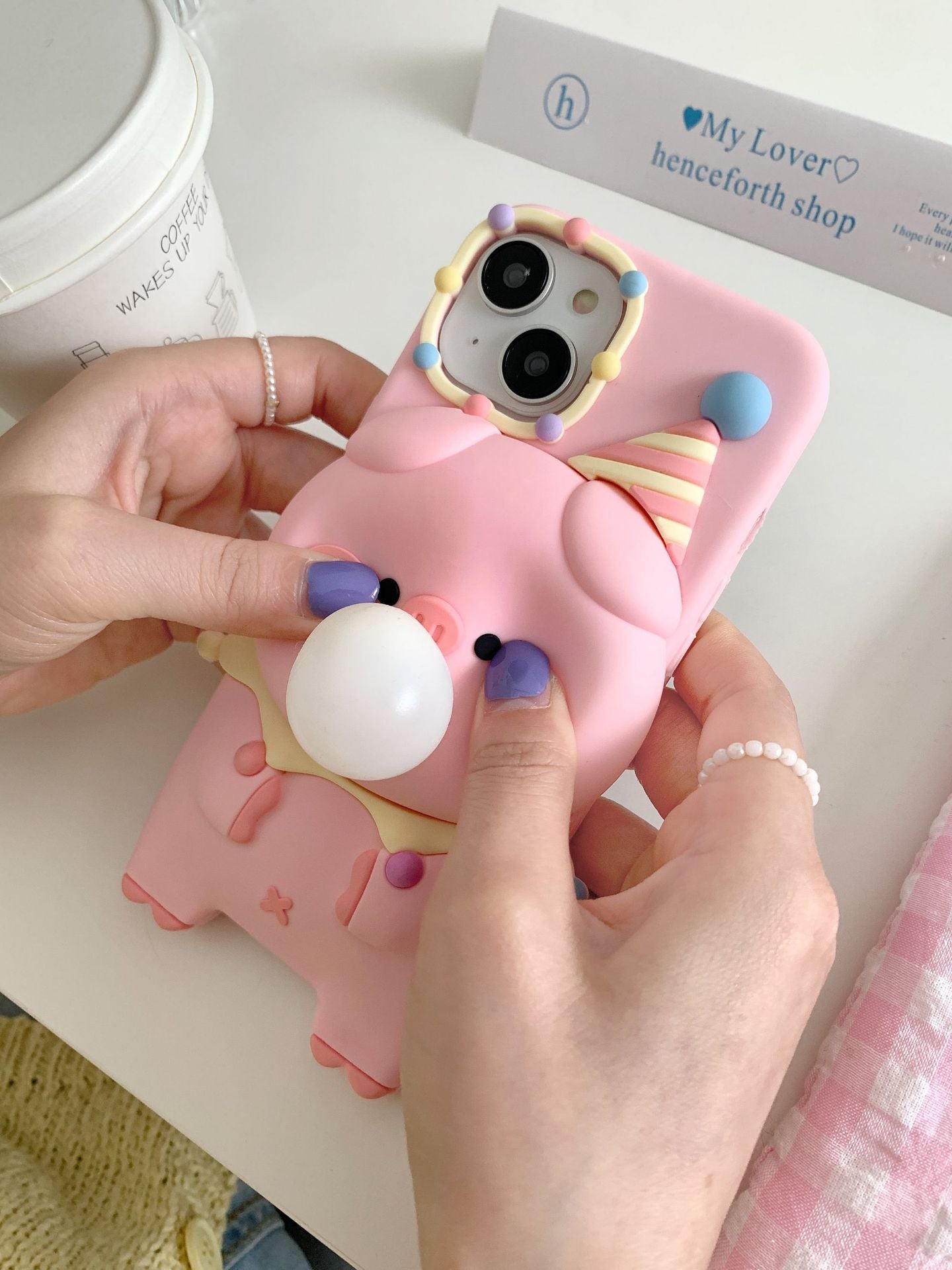 Piggy Pal Adorable Pig Themed Protective Phone Case