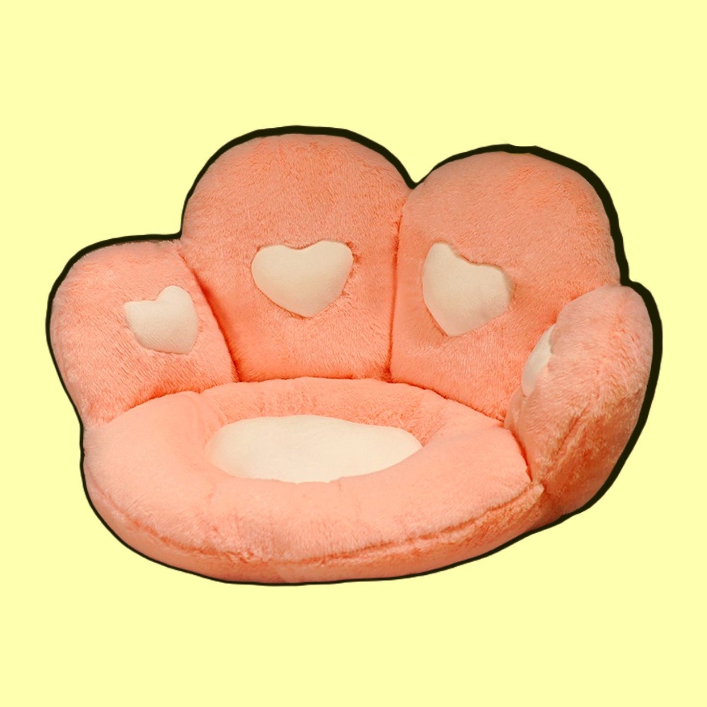 Kawaii Cat Paw Chair Cushion