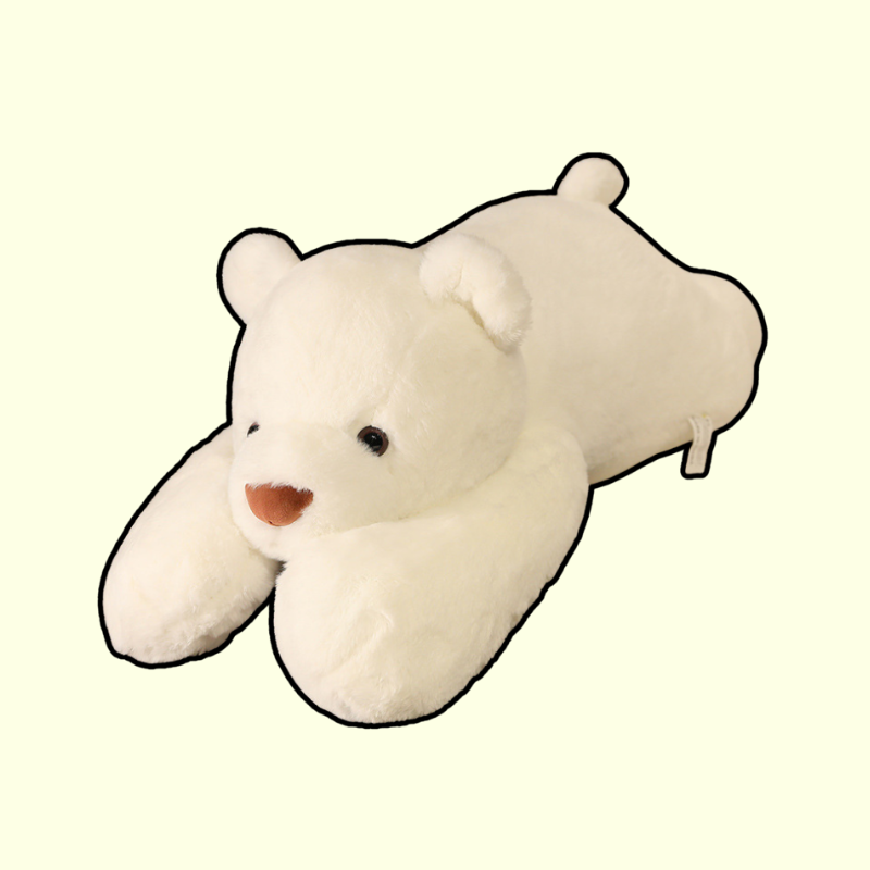 Polar Pals: Giant Brown and White Polar Bear Plushies