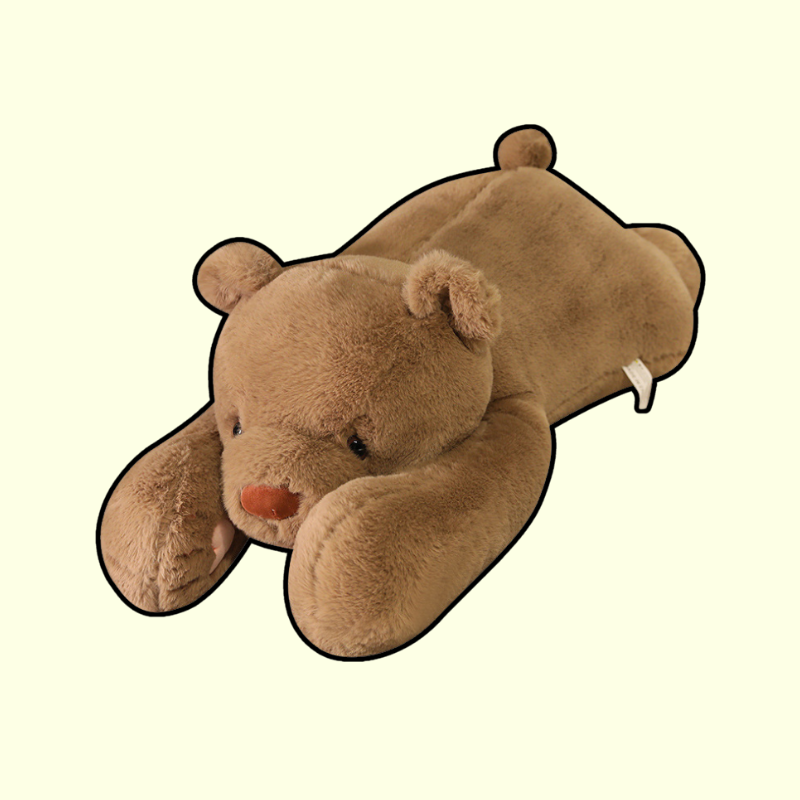 Polar Pals: Giant Brown and White Polar Bear Plushies