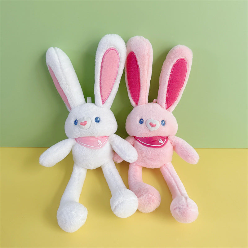 Pulling Ears Wonderland: Your Playful Rabbit Keychain Plush Toy