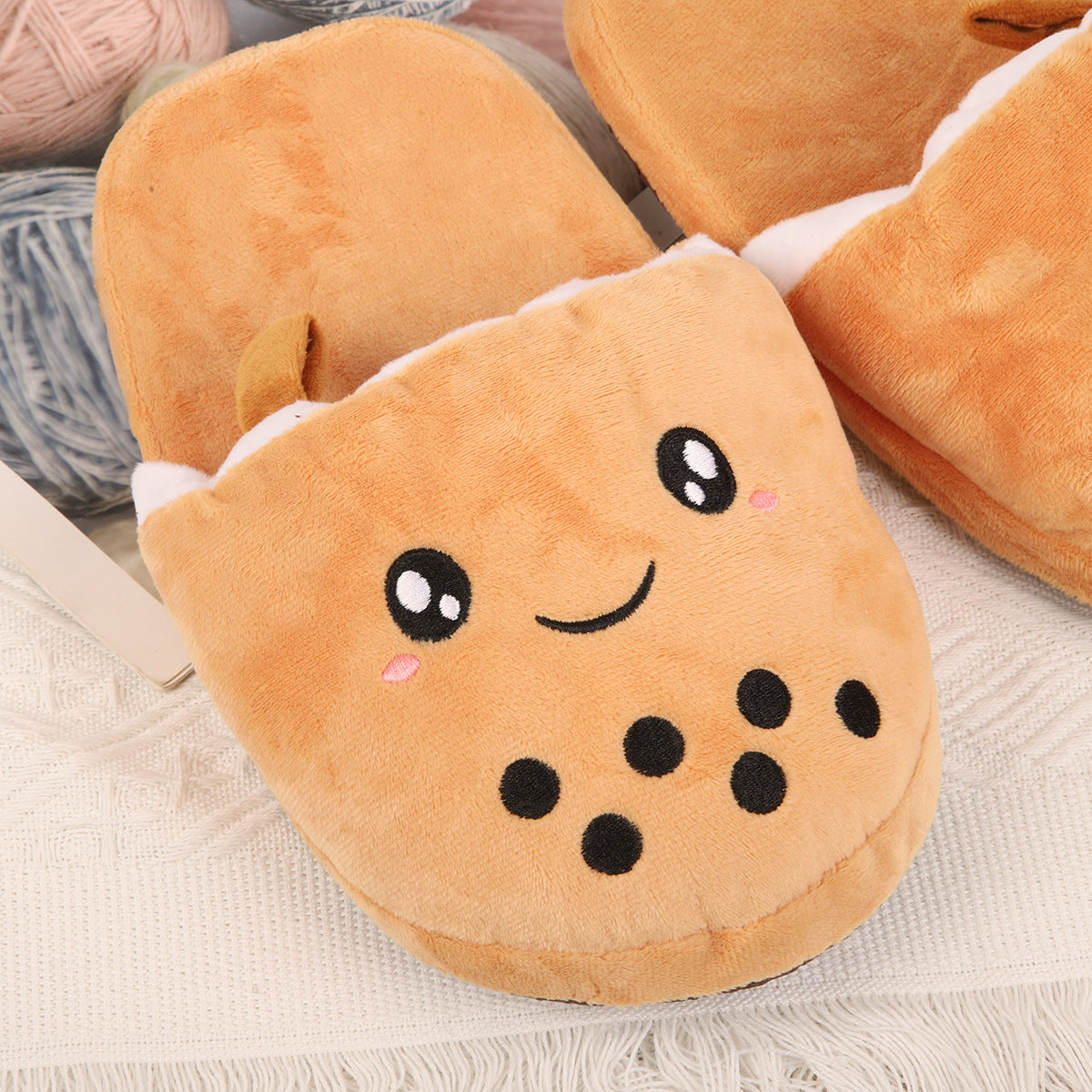 Kawaii Boba Slippers