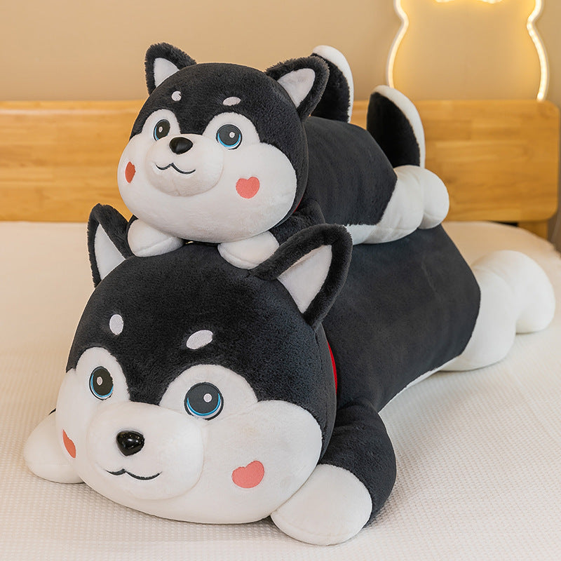 Snuggle Up with Our Fluffy Arctic Husky Plushie!