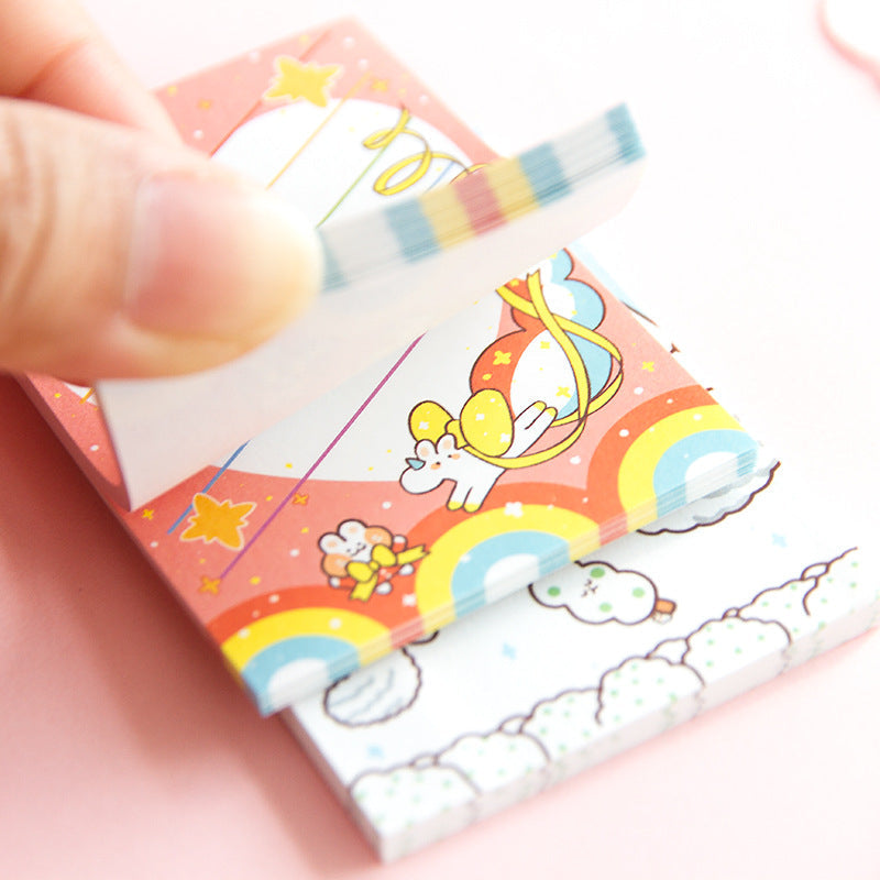 Cute Animal Sticky Notes 30 Sheets