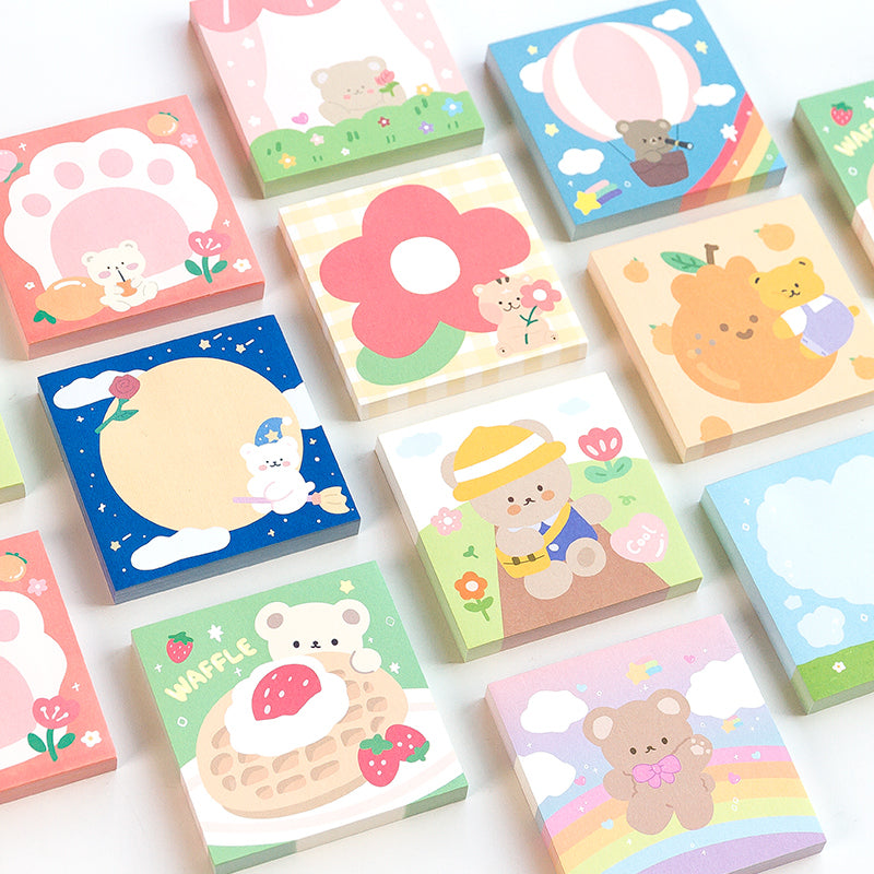 Cute Bear daily Memo Pad