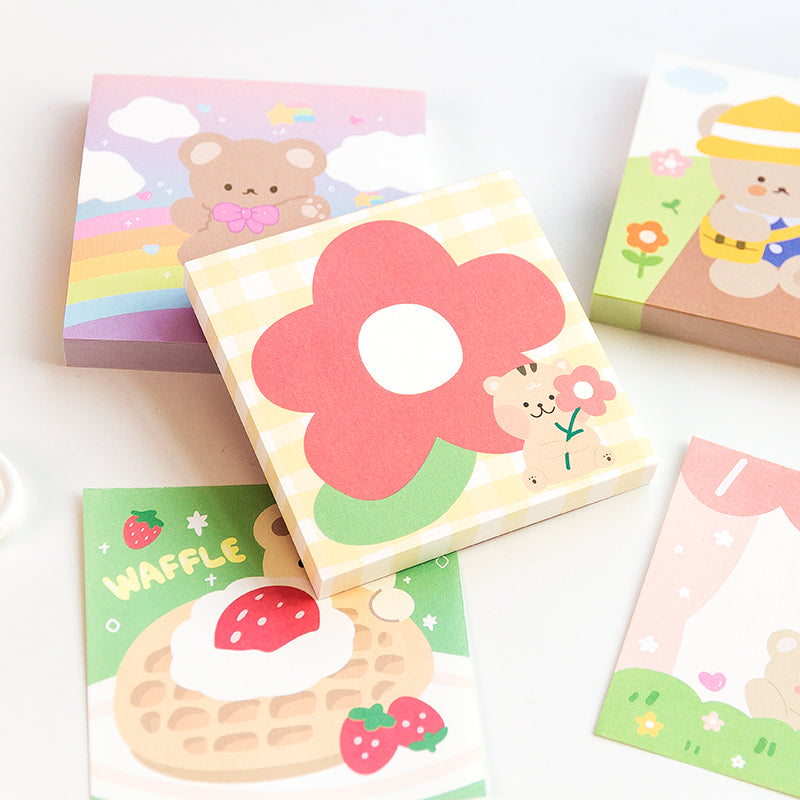 Cute Bear daily Memo Pad