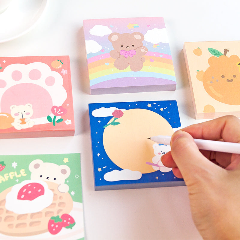 Cute Bear daily Memo Pad