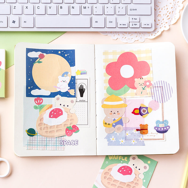 Cute Bear daily Memo Pad