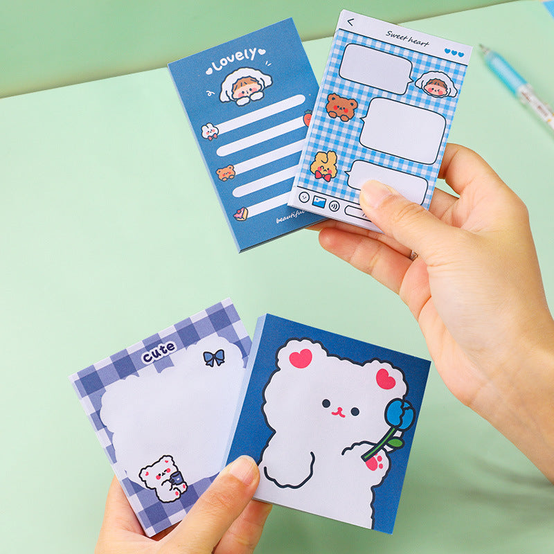 Cute Bear Sticky Notes 80 sheets