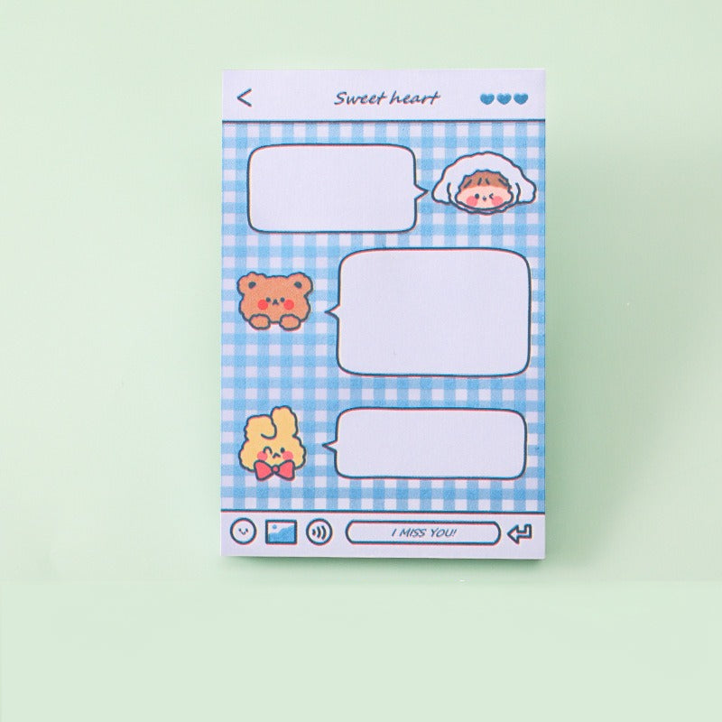 Cute Bear Sticky Notes 80 sheets