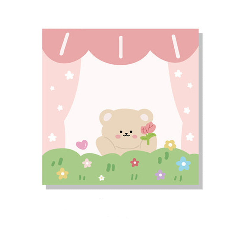 Cute Bear daily Memo Pad