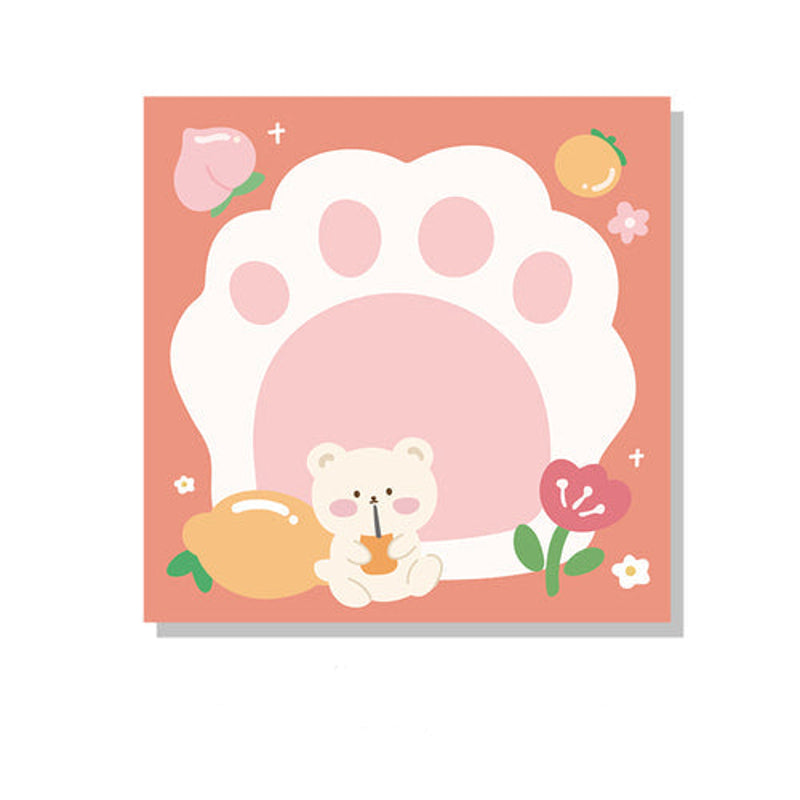 Cute Bear daily Memo Pad