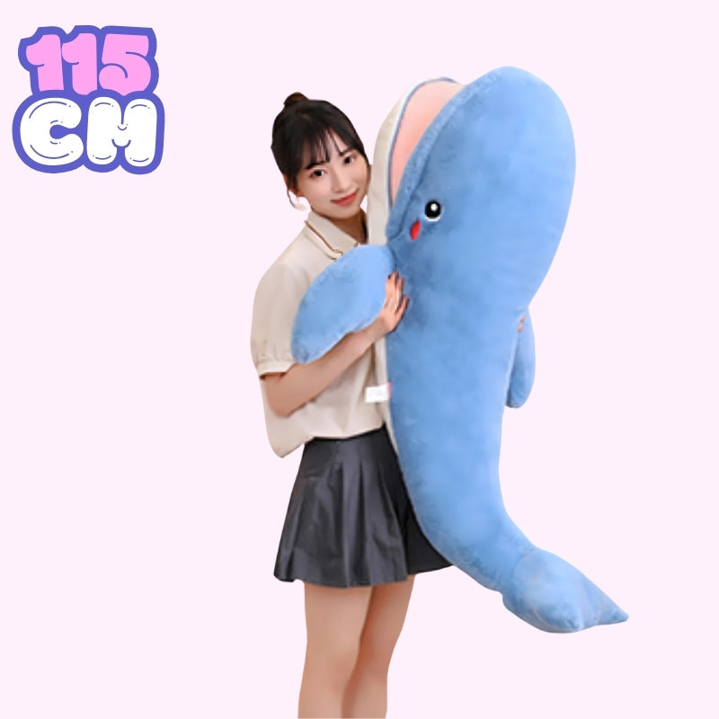 Cozy Whale Cuddle: Plushie with Snuggly Blanket