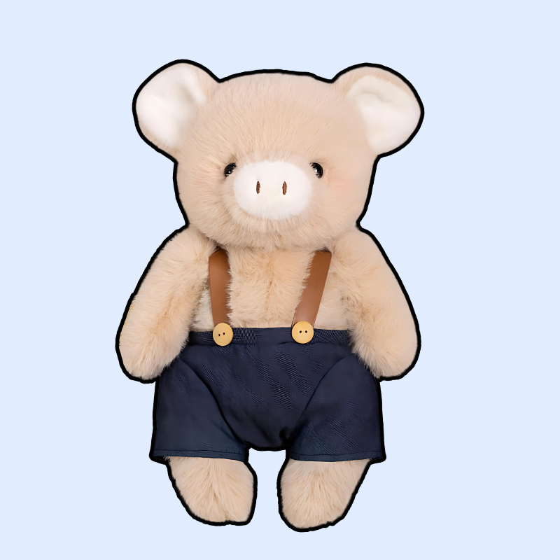 Dressed-Up Pig Plush Duo