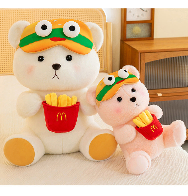 Burger Bear Plush with Fries