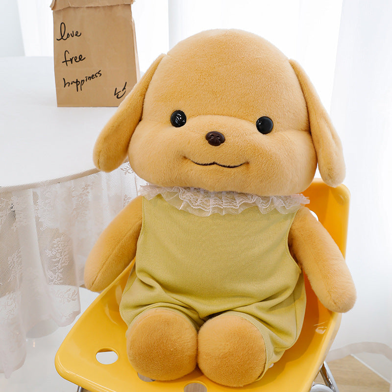 Charming Puppy Plush in Cute Outfit