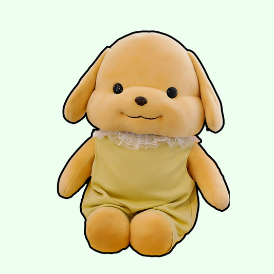 Charming Puppy Plush in Cute Outfit