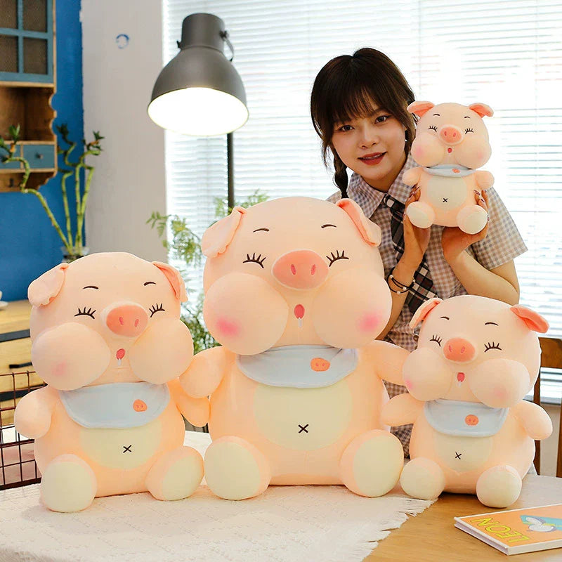 Chubby Cheeks Pig Plushie – Soft and Cuddly Companion