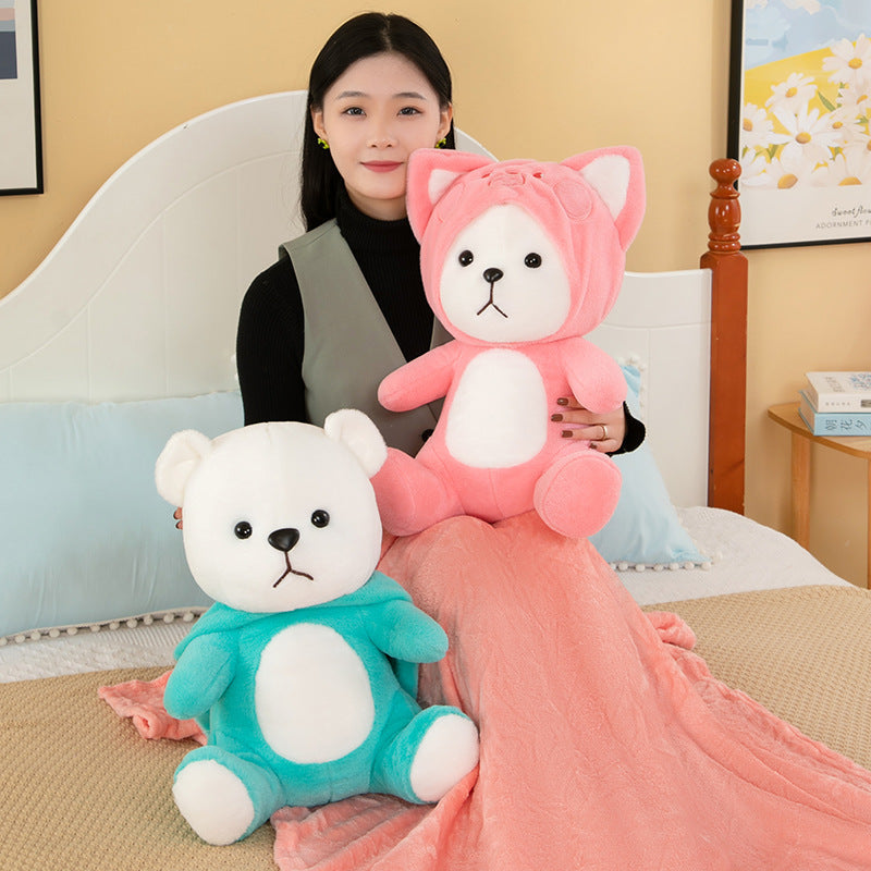 Cozy and Cute Plush Blanket Set