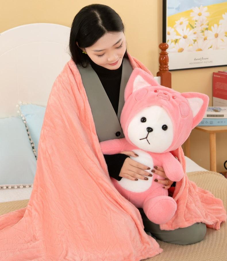 Cozy and Cute Plush Blanket Set