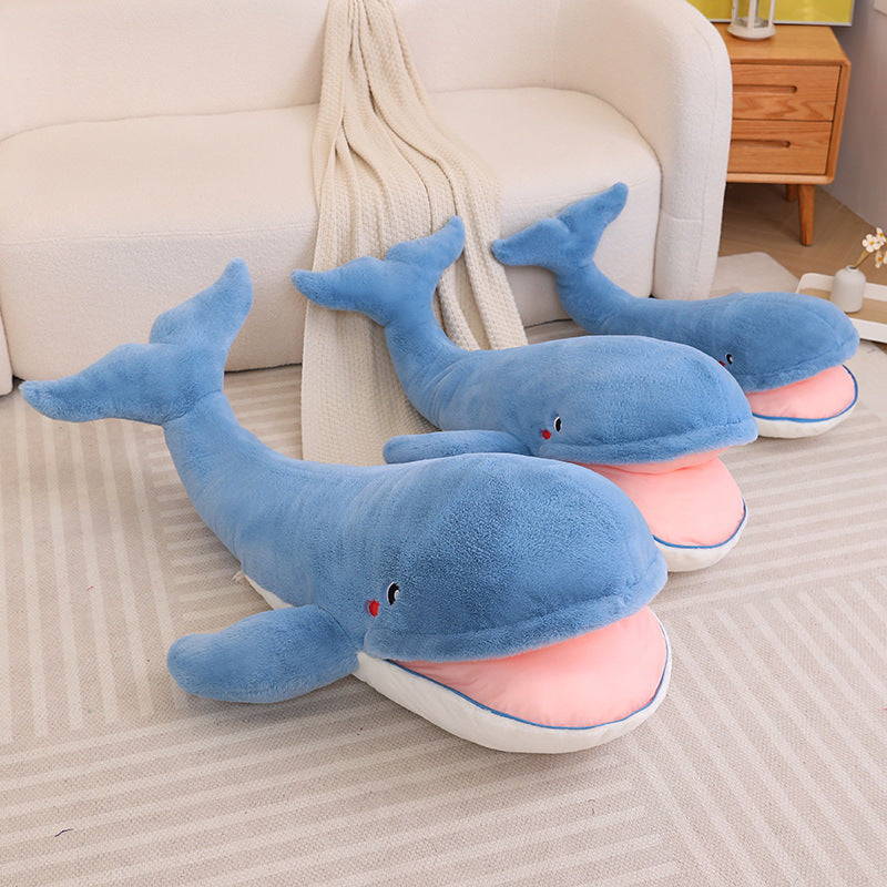 Cozy Whale Cuddle: Plushie with Snuggly Blanket