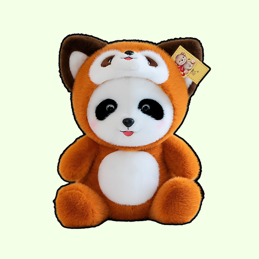 Cuddly Panda in Fox Outfit Plush