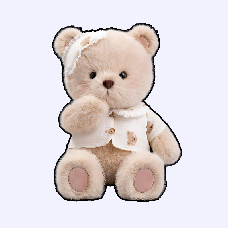 Cuddly Sleepytime Bear Plushie