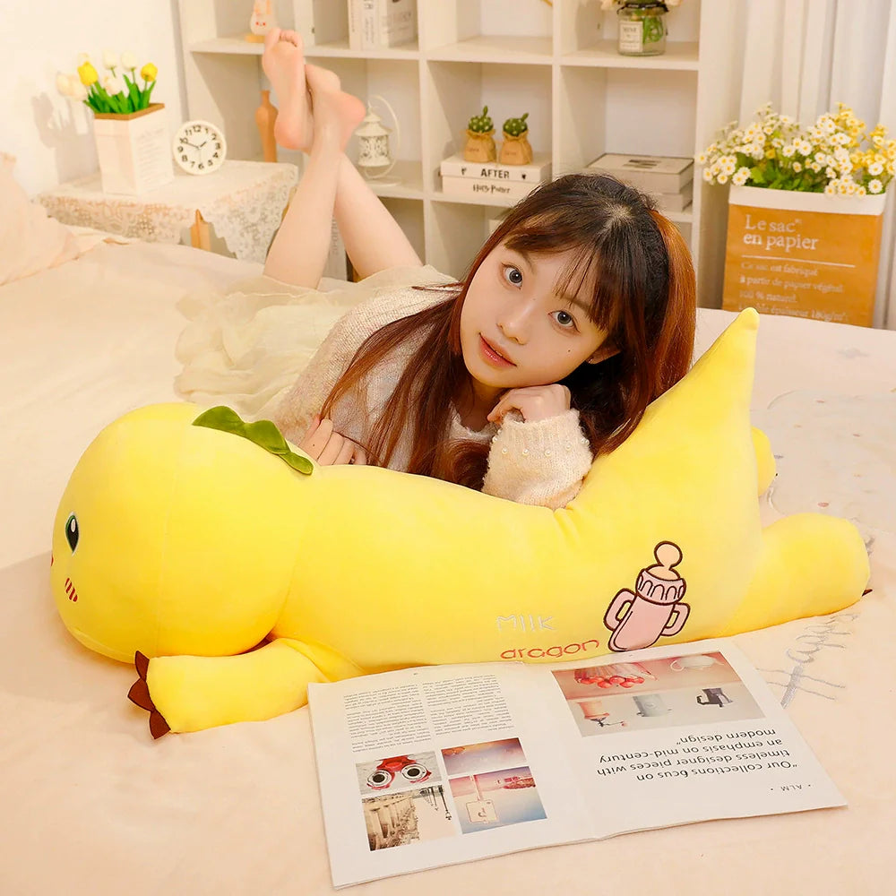 Cuddly Yellow Dragon Plush