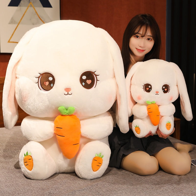 Cute Bunny Holding a Carrot Plush Toys