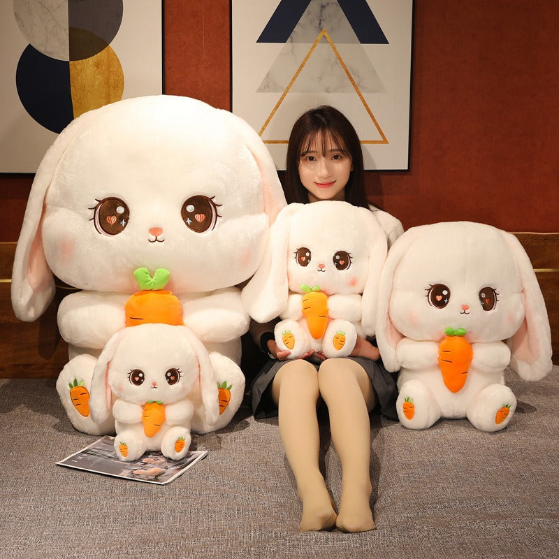 Cute Bunny Holding a Carrot Plush Toys