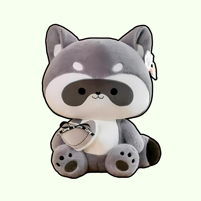 Raccoon Love Buddy Plush