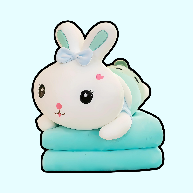 Snuggle Bunny Plush with Cozy Blanket