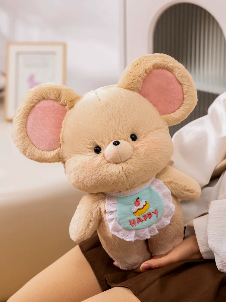 Kawaii Happy Mouse Plushie